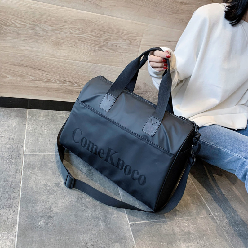 Tide brand travel short-distance travel bag hand luggage bag large-capacity lightweight messenger shoulder sports fitness bag