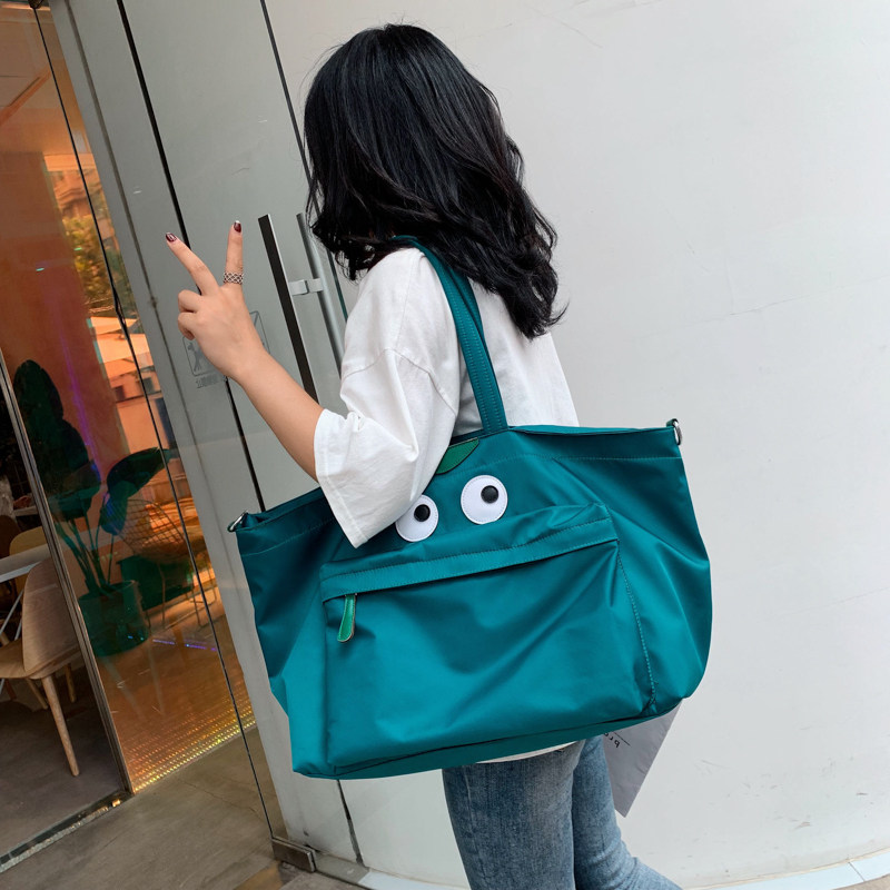 Tide brand travel bag female short-distance large-capacity outing cute and lightweight storage fitness bag tote bag luggage bag