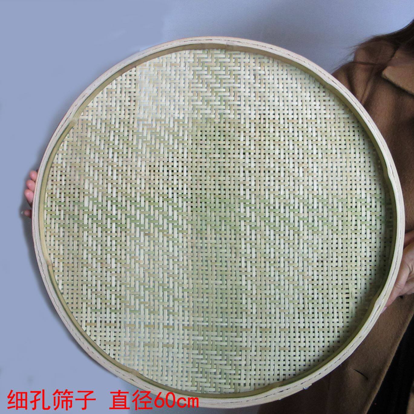 2021 dustpan Home vine Home vine chic basket Basket Screen Basket Small Flower Vegetable Basket Round Flower large number Craft Handicraft Bamboo tray