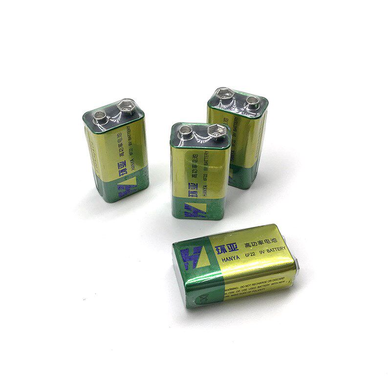 High-performance carbon 6F22 9V battery for meter stack 1 pc