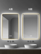 tủ gương treo tường Gương phòng tắm có khung theo phong cách châu Âu tùy chỉnh 
            với đèn gương phòng tắm khách sạn chống sương mù treo tường phát sáng gương đèn led thông minh tu guong nha ve sinh tủ gương treo phòng tắm