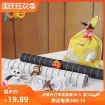 joie cartoon silicone strap snack sealing rope food sealing clip knot bundle home reusable