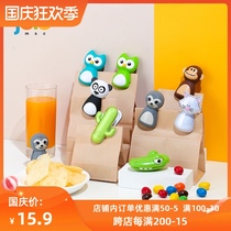 joie food bag sealing clip fresh sealing clip sealing artifact creative animal snack clip moisture-proof clip