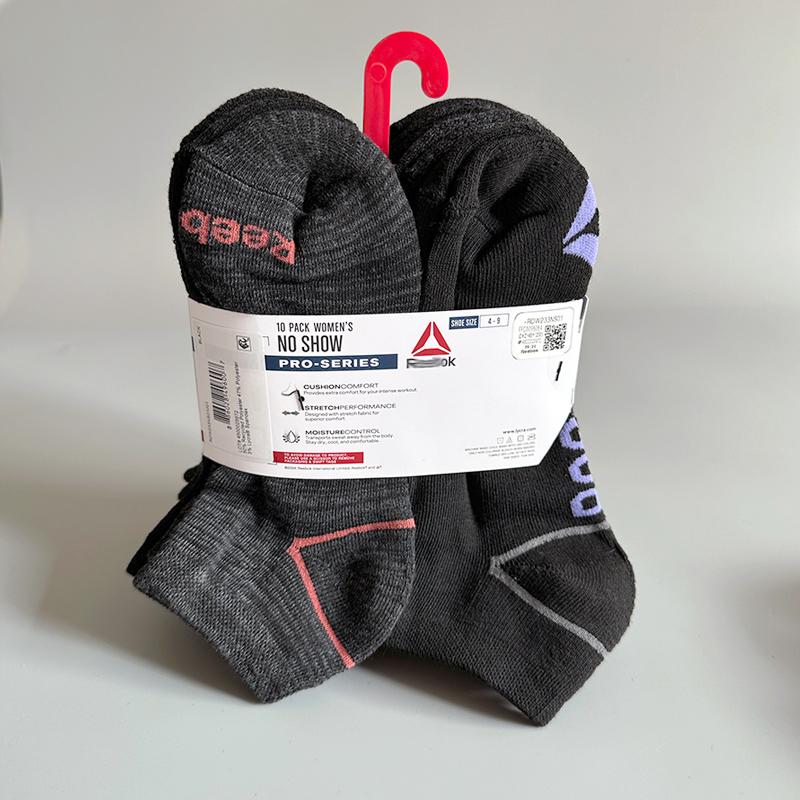 Exported to the United States, Original High-Quality Goods, 10 Pairs of High-End Cotton Moisture-Wicking, Antibacterial, Men's and Women's Sports Running and Fitness Short Socks
