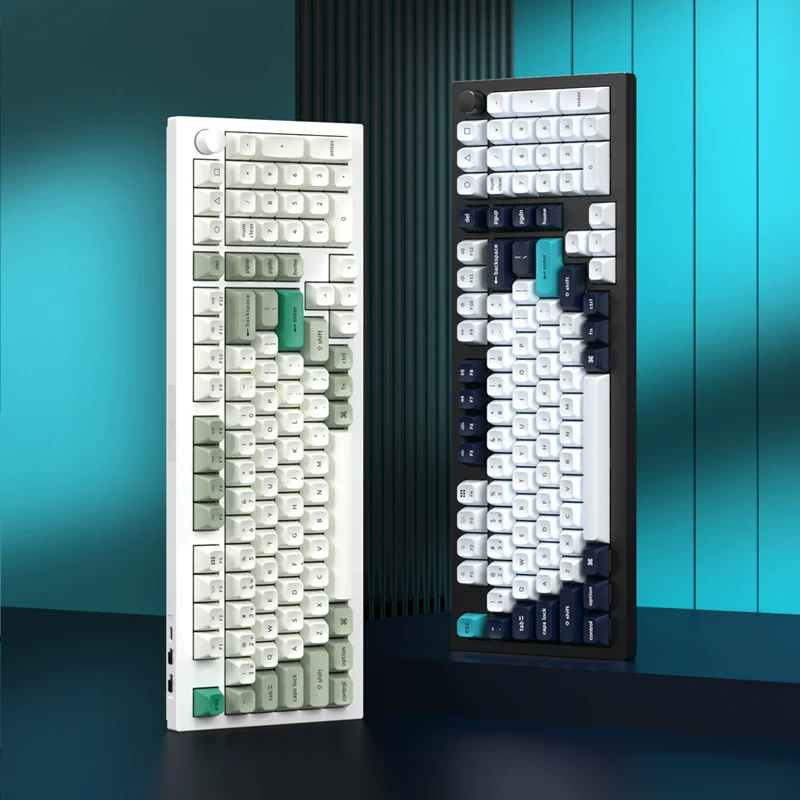 Keychron Q5MAX трёхрежимная Bluetooth беспроводная механическая клавиатура 102 клавиши 2U0 боковая гравировка Гаскет алюминий