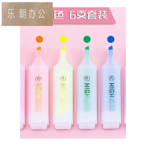 Deli Straight Liquid Highlighter S618 Студенты используют чтение грубых знаков, чтобы отметьте заметки с основными моментами и знаками для заметок и отметок в цвете флуоресцентных цветных нотме