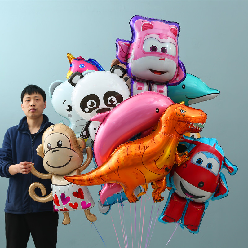 A large floating air balloon can be filled with floating air to fly a large cartoon children's toy balloon
