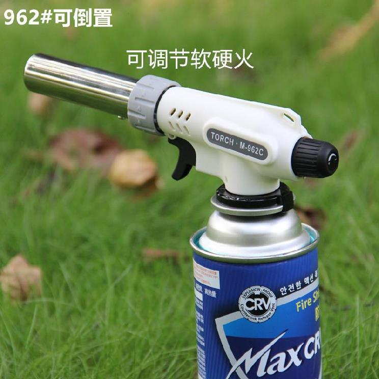 Card Gas Spray Fire Gun Butane Iron Plate Burning Switch Steak Flame Machine Spray Fire Head Barbecue Withdrawal Fire Force Pig Hair