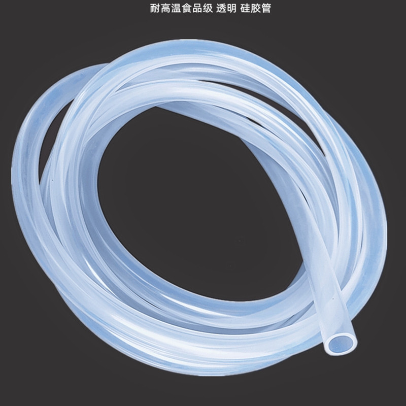 Transparent silicone tube hose food grade high temperature resistant large diameter household vacuum inner diameter outer diameter water dispenser antifreeze tube