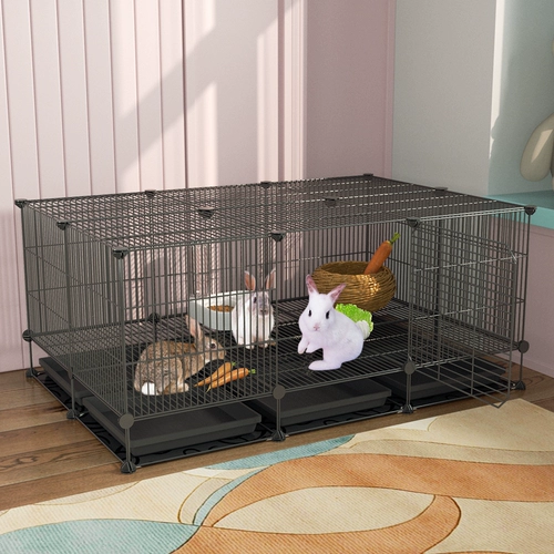 Кролик, простой многослойный большой коврик, можно грызть