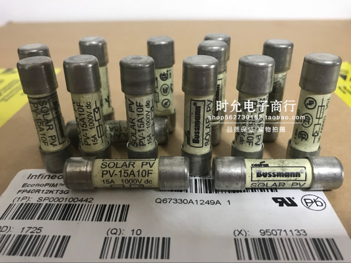 BUSSMANN photovoltaic fuse insurance SOLAR PVPV-15A10F15A 1000VDC