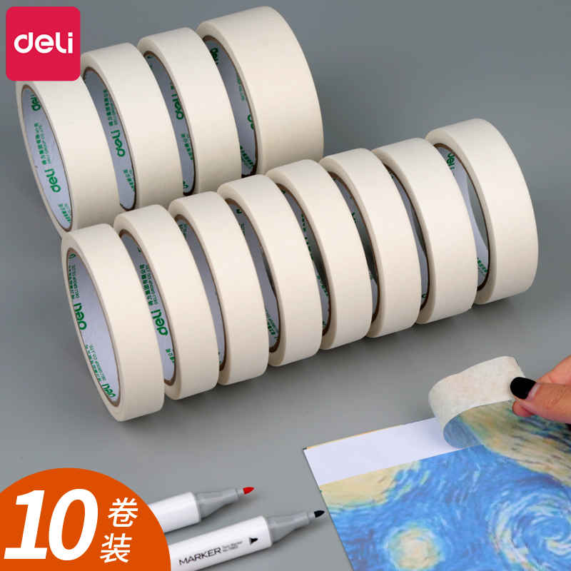 Able Fine Art Meme Paper Adhesive Tapes Students Draw Special Sketch Art Raw Water Powder Watercolor Meme Wall No Mark Wedding Room Painting Stay White Collage Shade White Hand Ripping Leaving No Mark