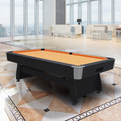The billiard table household uses standard commercial American black 8 - fancy nine - ball room multi - functional two - in billiard table case