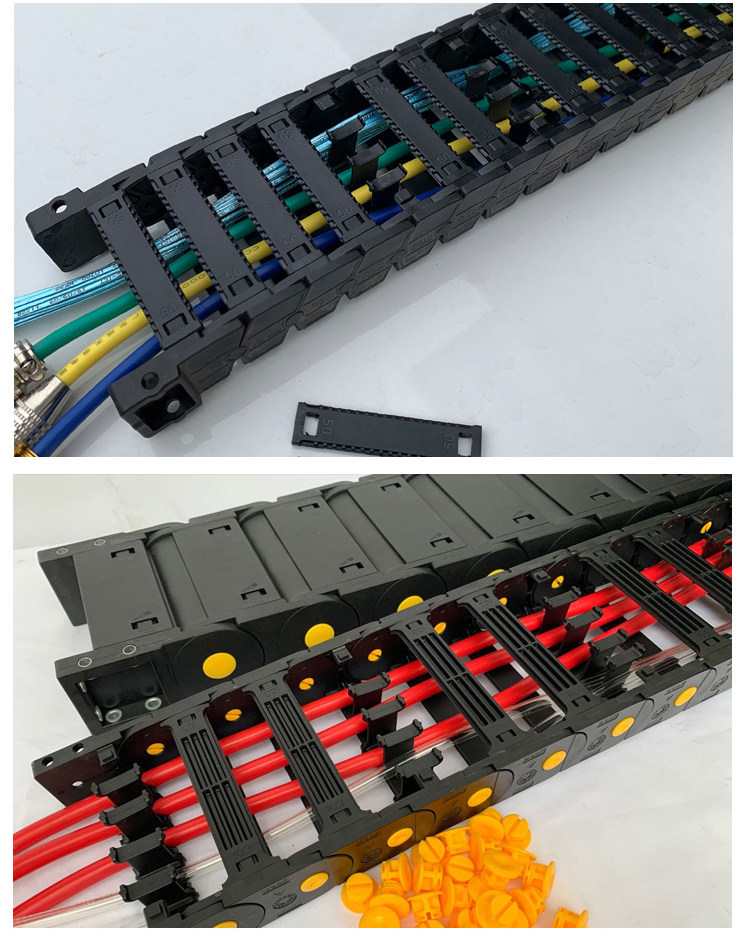 Буксир 防火低温拖炼高速静音拖炼坦克炼塑料尼龙电缆保护炼