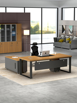 Boss Desk Single Big Bandae General Manager Desk Chair Composition Boss Table Minima Modern Office Furniture