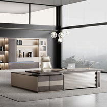 Creative boss table and chairs portfolio briefs light and luxurious atmospheres Presidents office manager desk Bandai