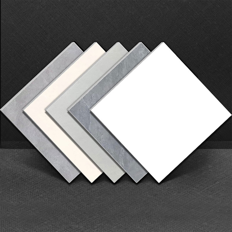 Bathroom Small Tiles 400X400 Kitchen Balcony Bathroom Non-Slip Antique Tiles Simple Gray Matte Tiles