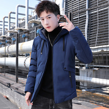 新款棉衣男外套潮流修身羽绒棉服
