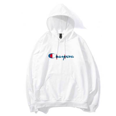 纯棉圆领连帽开衫卫衣男宽松大码情侣装