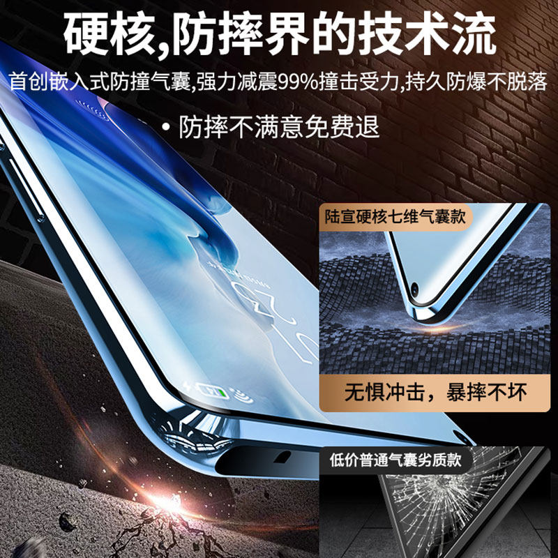 Xiaomi 12S Anti-Peeping Case, 13 Pro Phone Case, 11 Ultra Double-Sided Glass Lens, Full Coverage, 12X Anti-Drop Heat Dissipation Protective Case, Supreme Dimensity Transparent New Model, Suitable for Both Men and Women