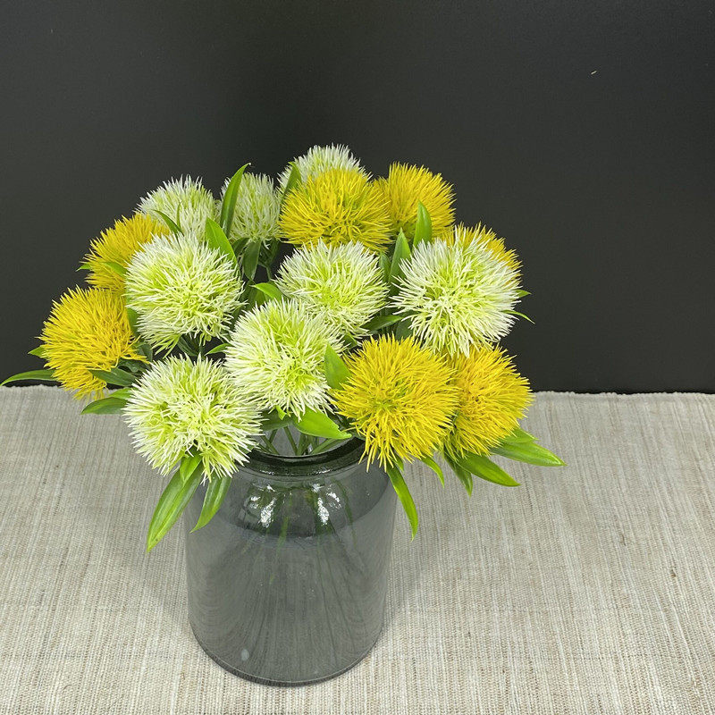 Yuhan plastic onion ball simulation flower small dandelion fake flower decorative flower diy silk flower material indoor decoration flower