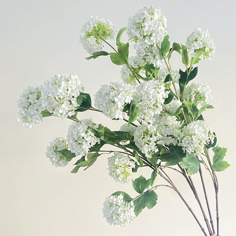 Embroidered flower emulated flower bouquet fake flower pendulum piece living room table furnishing TV cabinet Wedding home Decorative Flower-like board room