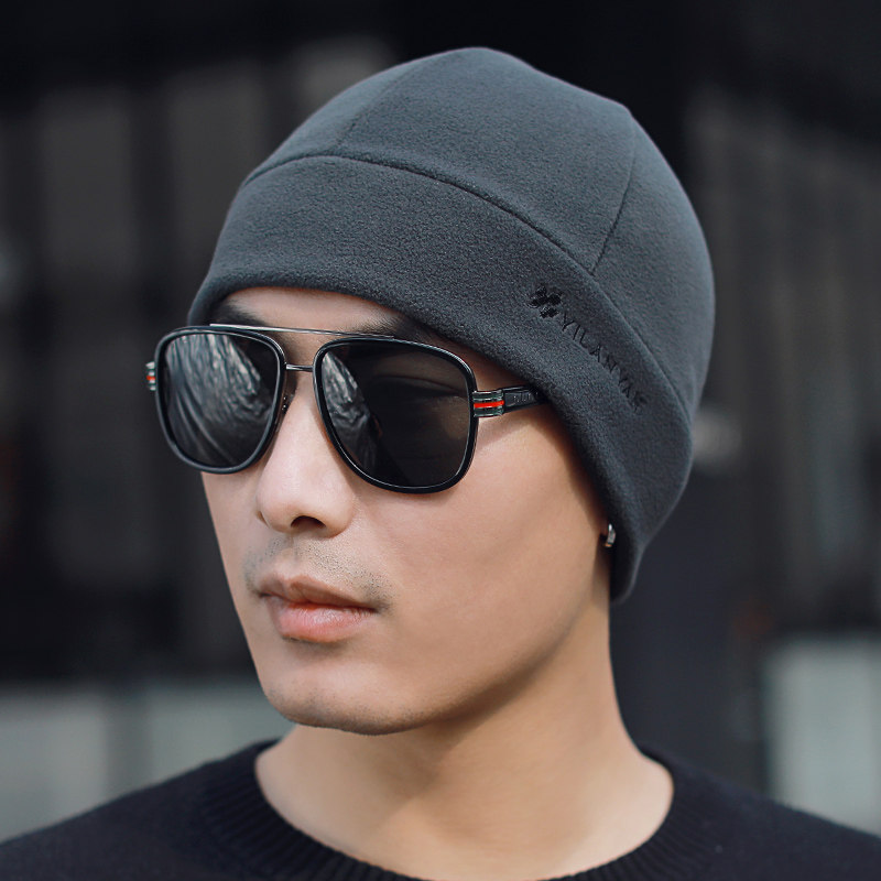 Hat men's winter outdoor thickened cold-proof ear protection Lei Feng hat warm face protection windproof bib riding landlord hat