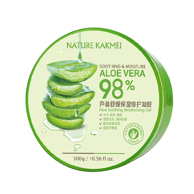 正品祛痘补水修护芦荟胶300ml