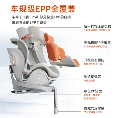 calutte Детское кресло для автомобиля, детская крутящаяся коляска, 0-12 лет