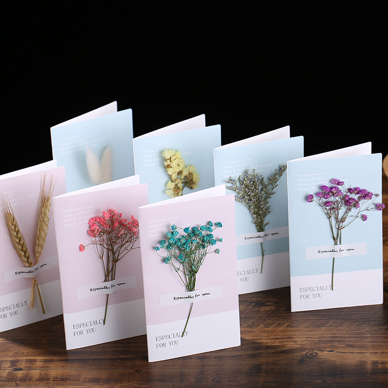 End Afternoon Greeting Cards Creativity DRY PEANUTS DAY HANDWRITING BLESSINGS THANKSGIVING FATHERS BRIEF GIFT CUTE LITTLE CARDS