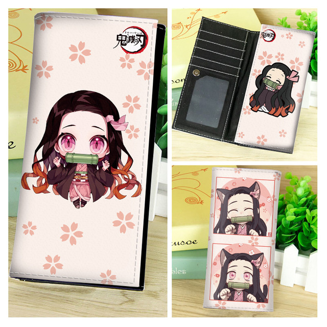 Anime Demon Slayer Kanroji Mitsuri Long wallet girl wallet