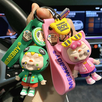 Genuine Mody Kiss Lovers Key Chain Woman Delicate Bag Pendant Car Key Hanging Accessories guys to blame the key chain