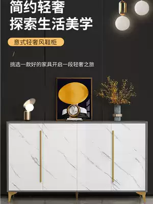 Light luxury shoe cabinet home door simple modern door outside small apartment simple entrance cabinet small balcony storage cabinet