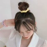 Покупка товаров. Яркие резинки для волос корейских интернет-знаменитостей, кольца для толстой кишки, резинки, женские резинки для волос, чистая версия, простая веревка для волос, кожаный чехол, аксессуары для волос.