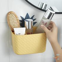 Toilet shelshelf wall-mounted toilet bathroom washing table with comb toothbrush make-up containing box hanging wall style