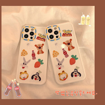 Net red in wind is suitable for Apple 13 12Pro Max mobile phone case iPhone 11 X XS XR silicone gel 8plus female model 7p anti-fall xsmax creation