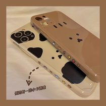 Cute cartoon expression applies to Apple 13 12Pro Max mobile phone case iphone11 X XS XR silicone 8plus anti-fall 7p female xsmax creation