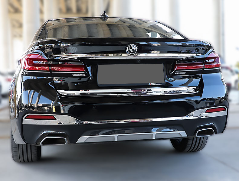 Suitable for 18-23 New 5 Series Models, Trunk Tailgate Trim Strip, 525/530Li Modified Rear Bumper Decorative Bright Strip