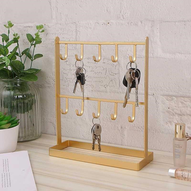 Key hanger swing piece containing doorway Put the key tool Living room Hyun Off Tray Small Furnishing Creative Tabletop Ornament