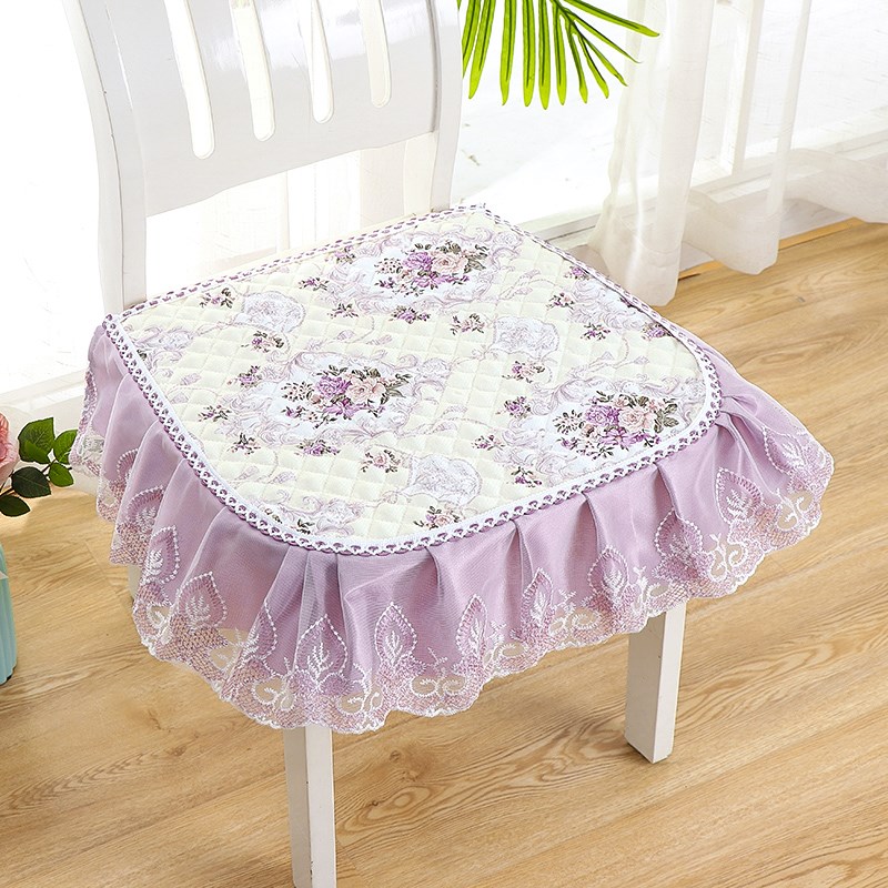 Cushion Home Dining Chair Cushion Eu Style Chinese Chair Seat Cushion All Season Available Table Non-slip Bench Sleeve Hood