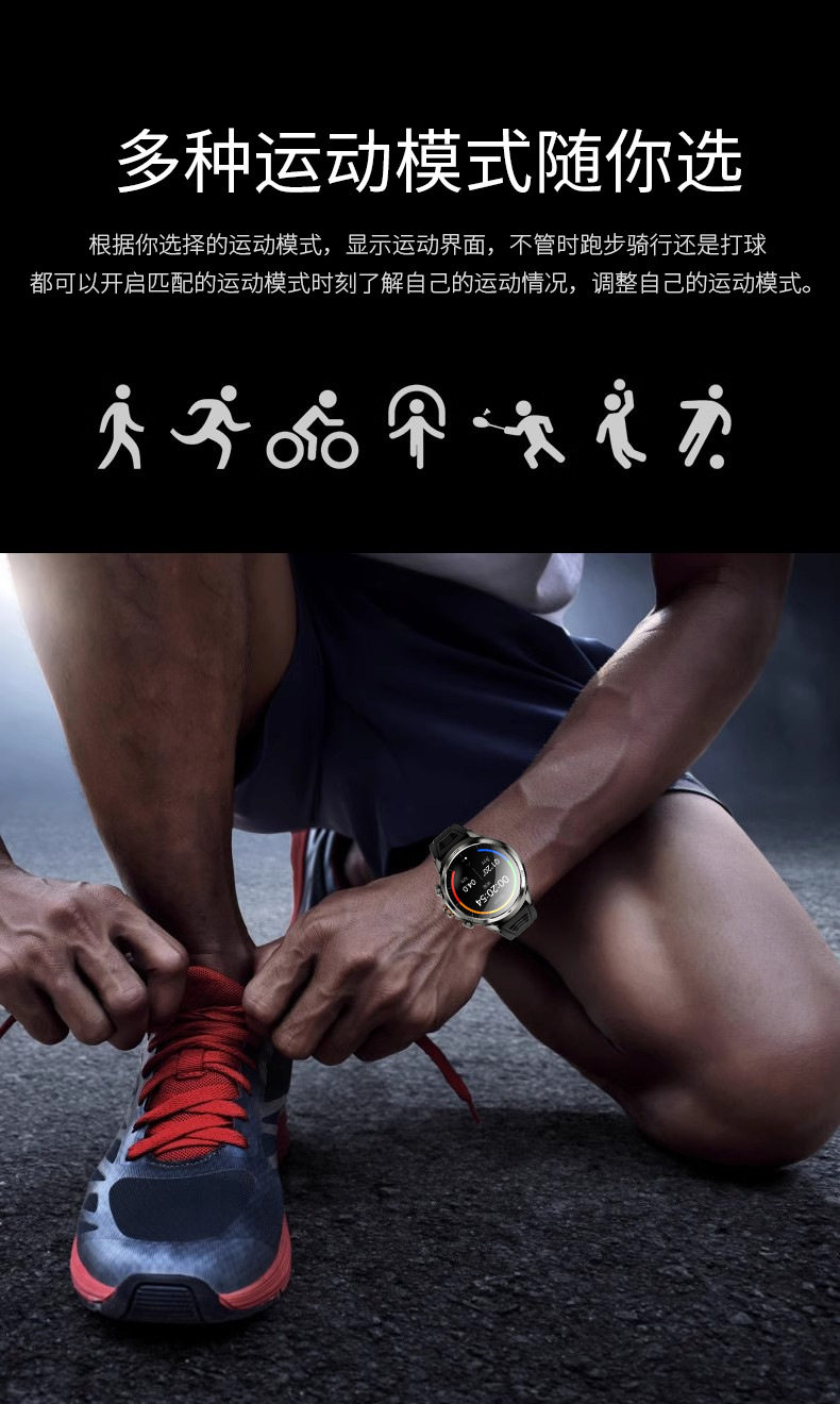 Умные часы 彬格顶配5g全网通弧屏球面大屏学生插卡通话成人安卓电话智能手表 Bin grid intelligent devices