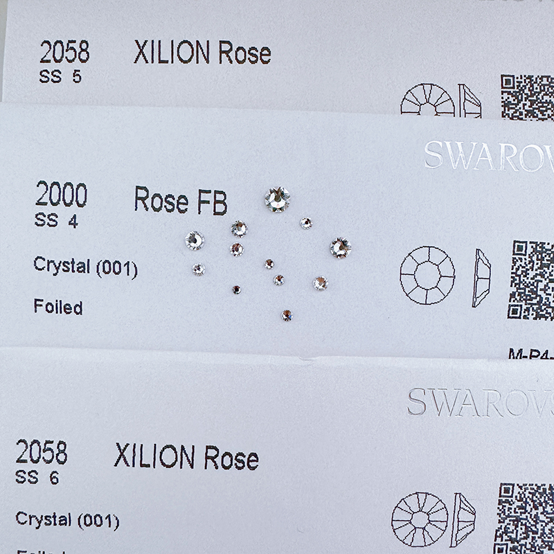 正品施华洛奥地利水晶平底超闪钻2058白色001：美甲DIY界的璀璨明星，你还在等什么？