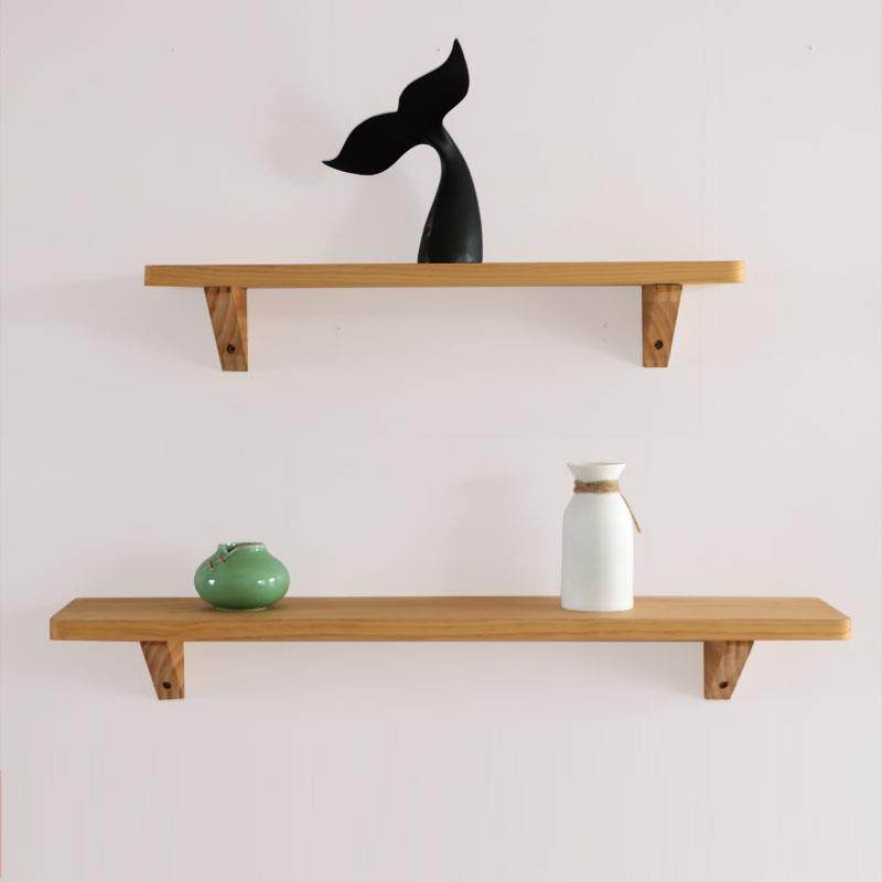 Solid wood partition wall shelf bedroom kitchen dining room decoration wall shelf wall hanging living room