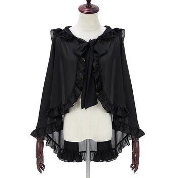 ເສື້ອຢືດ lolita ruffled ຫູກະຕ່າຍບໍ່ມີແຂນ