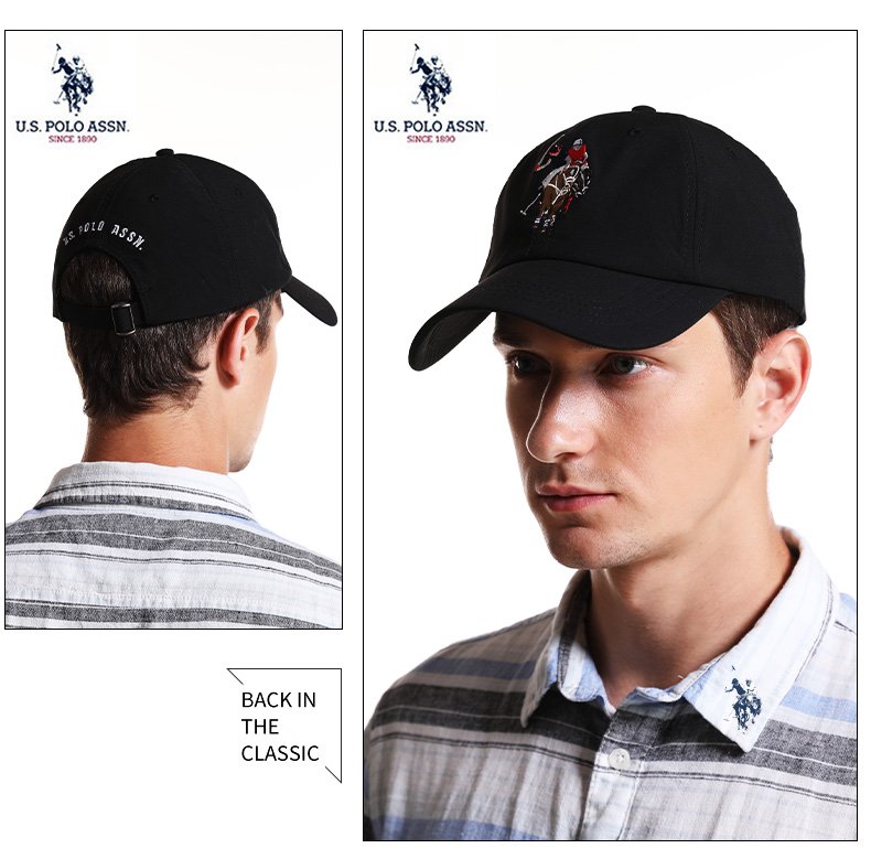 美国 U.S POLO ASSN 男女款 时尚刺绣棒球帽 图10