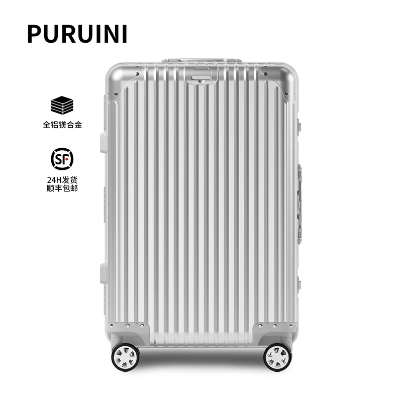 2026 All-Aluminum Magnesium Alloy Trolley Suitcase with Universal Wheels, Men's Luggage, Women's Carry-On Suitcase, 24inch Combination Lock Suitcase, 28-Inch Travel Suitcase 2026 All-Aluminum Magnesium Alloy Trolley Suitcase with Universal Wheels, Men's Luggage, Women's Carry-On Suitcase, 24inch Combination Lock Suitcase, 28-Inch Travel Suitcase