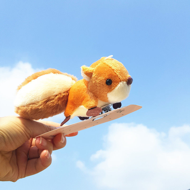 Groveling, Pin-Pin Paparazzi Breasts Leather Kachu Squirrel Panda Cartoon Clothes Shoulder Pendant Ornaments Shoulder plush ladies-Taobao