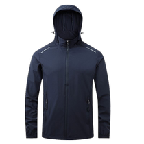 Windbreaker jacket custom work clothes embroidered autumn and winter hooded clothing custom class uniforms group velvet work clothes printed with logo