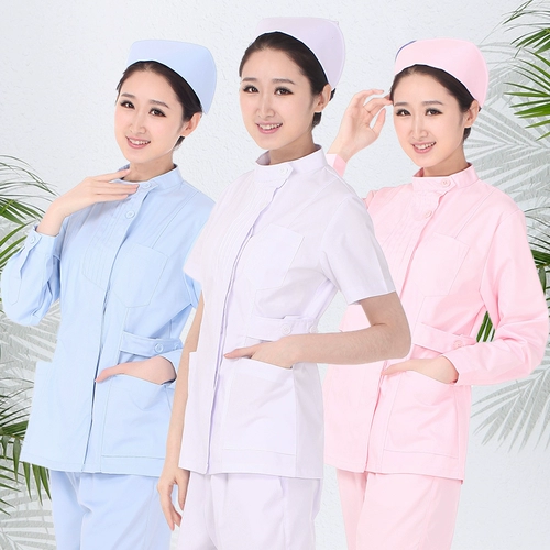 Униформа медсестры, короткий комплект, раздельный летний лонгслив для работы, короткий рукав, полный комплект