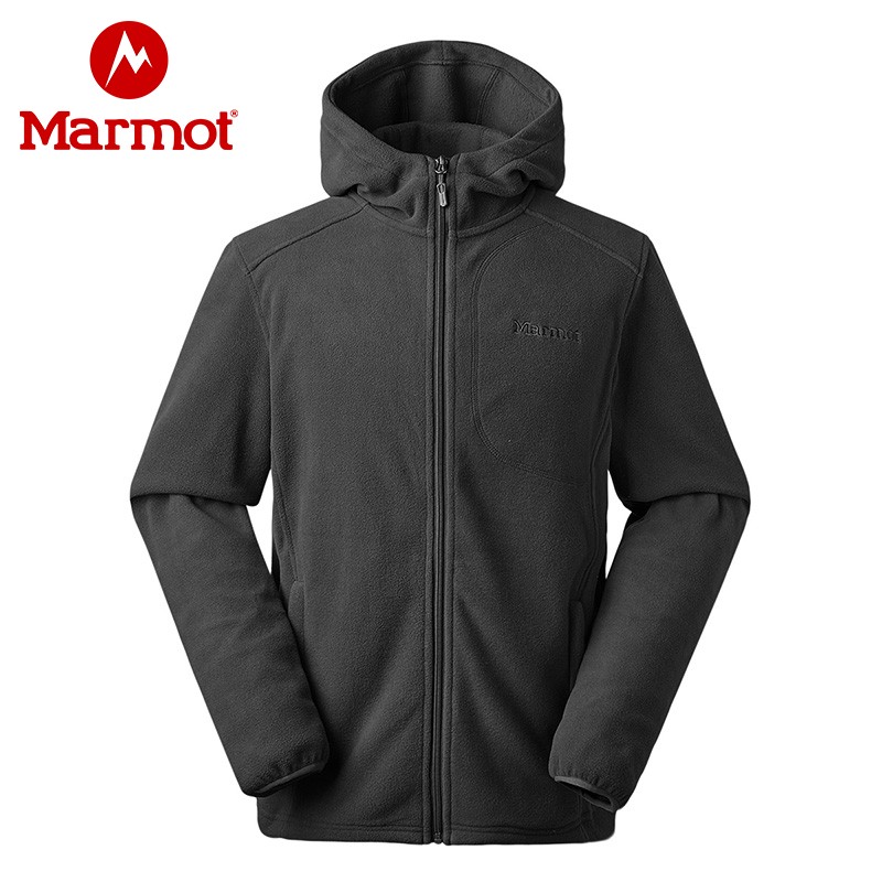 Marmot 土拨鼠 男式连帽抓绒衣 V83839 天猫优惠券折后￥269包邮（￥369-100）多色可选